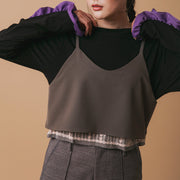 Sleeve frill inner tops/K246-62229