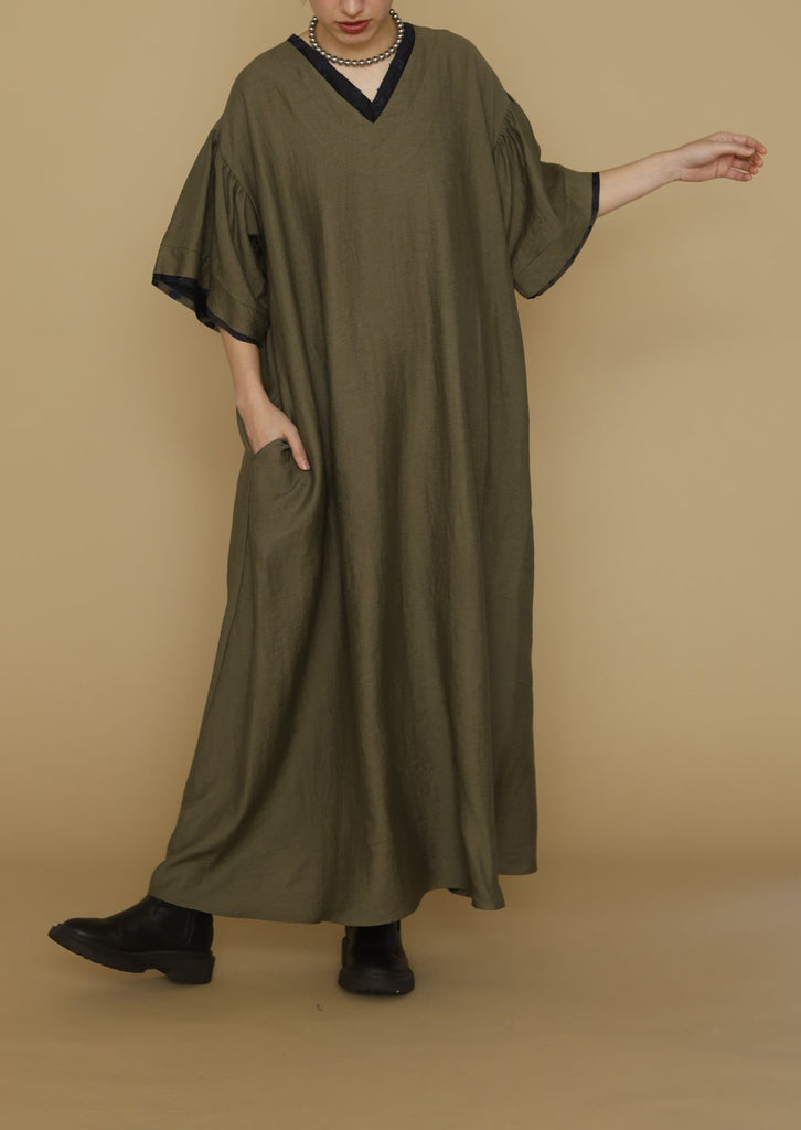 V neck long dress Vネックロングドレス/K263-67157 – Kittle.
