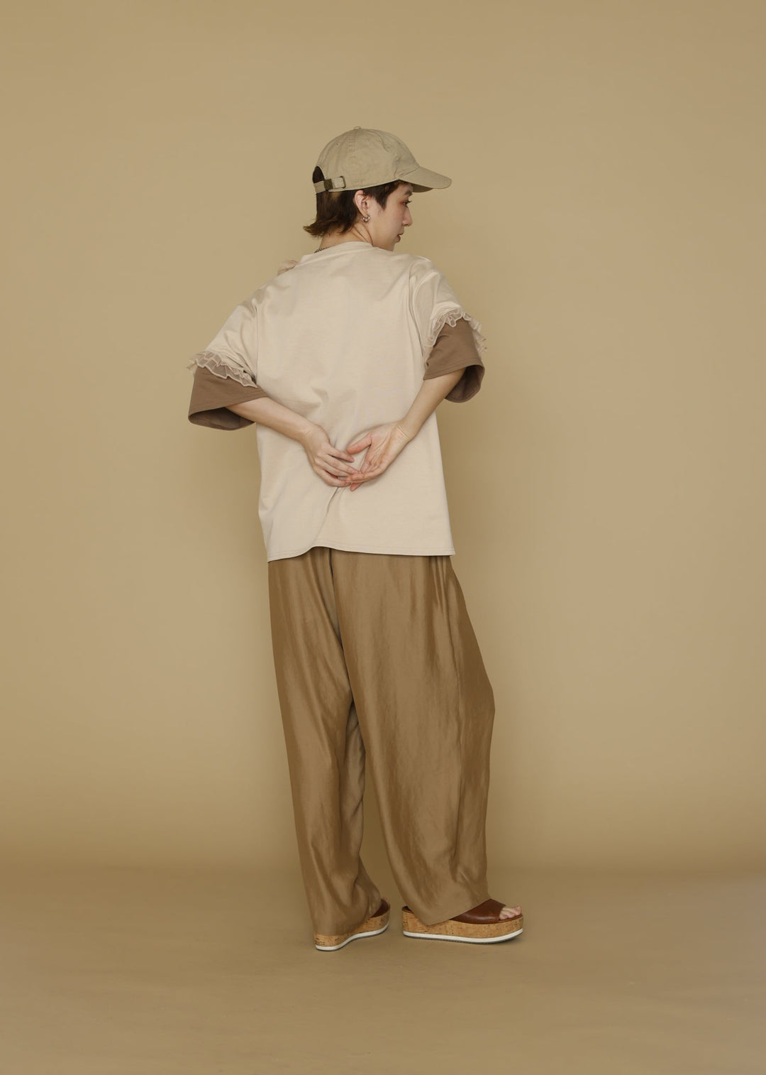 新作】two tuck cocoon pants2タックコクーンパンツ/K263-64184 – Kittle.