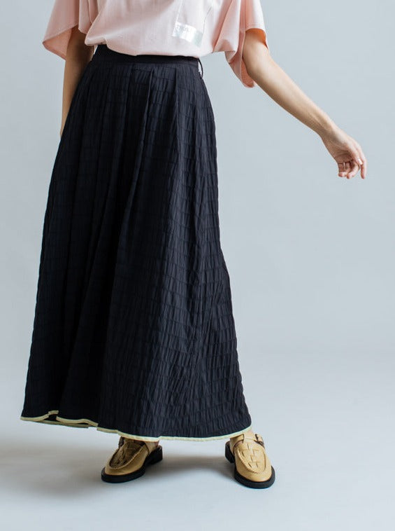 Shirring skirt/K231-65059
