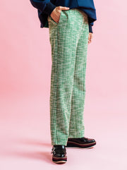 Tweed flare pants/K236-64114