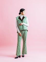 Tweed flare pants/K236-64114