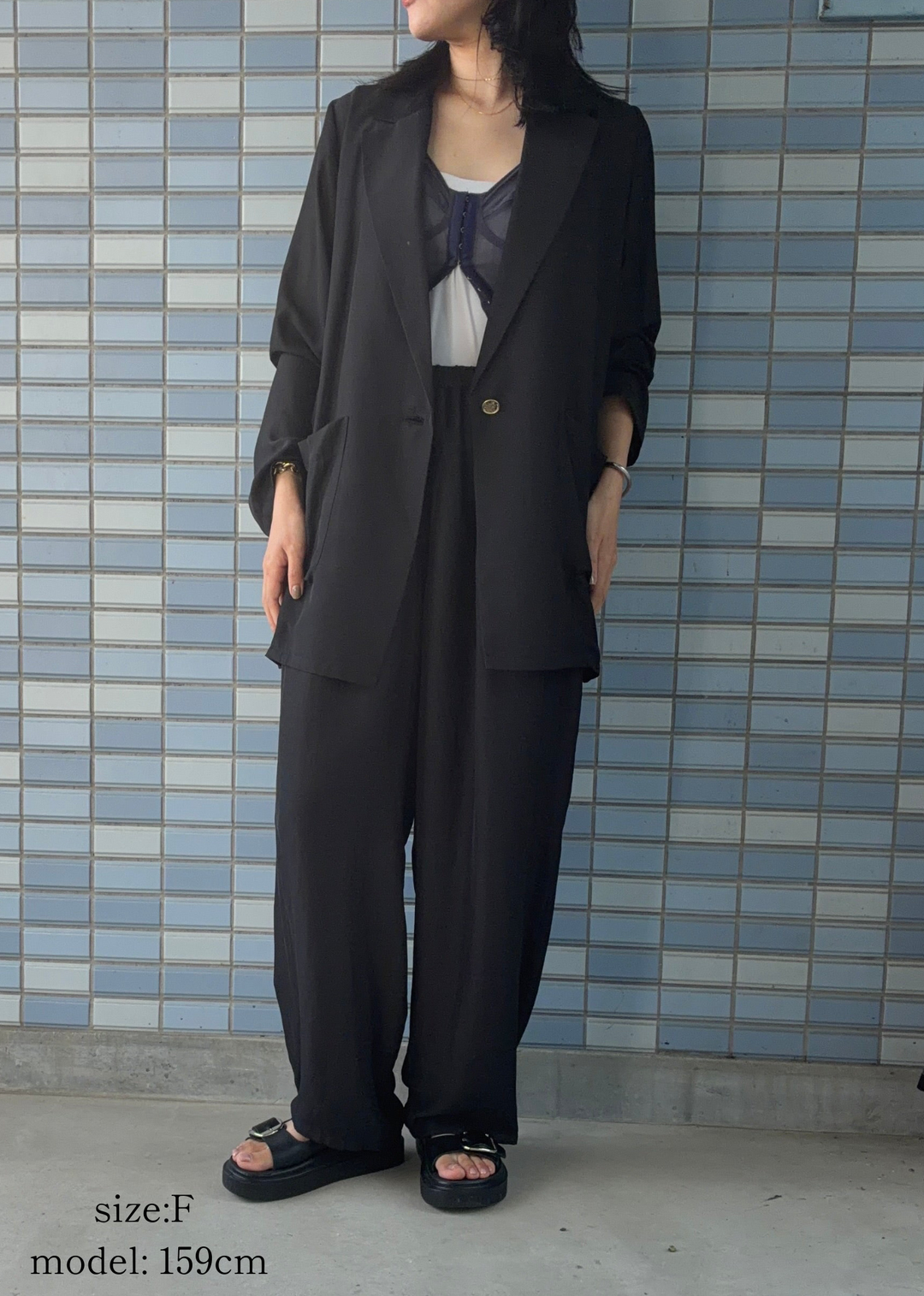 新作】sier tailored jacket シアーテーラードジャケット/K263-68161