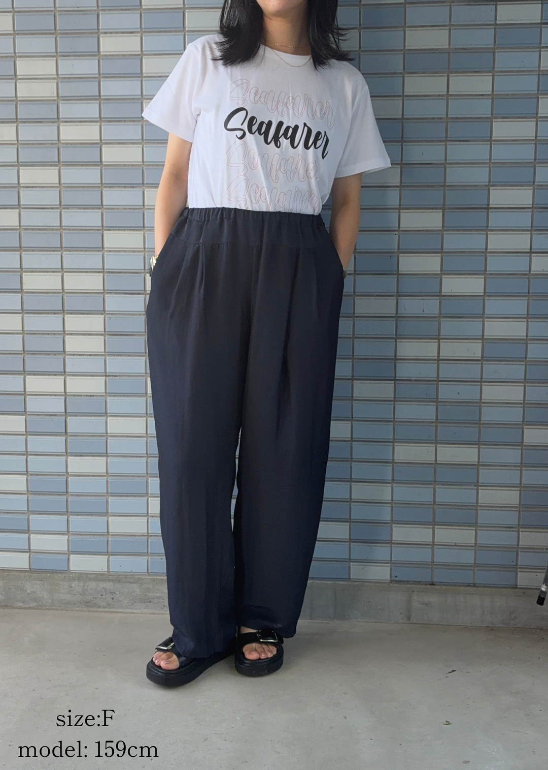 新作】two tuck cocoon pants2タックコクーンパンツ/K263-64184 – Kittle.